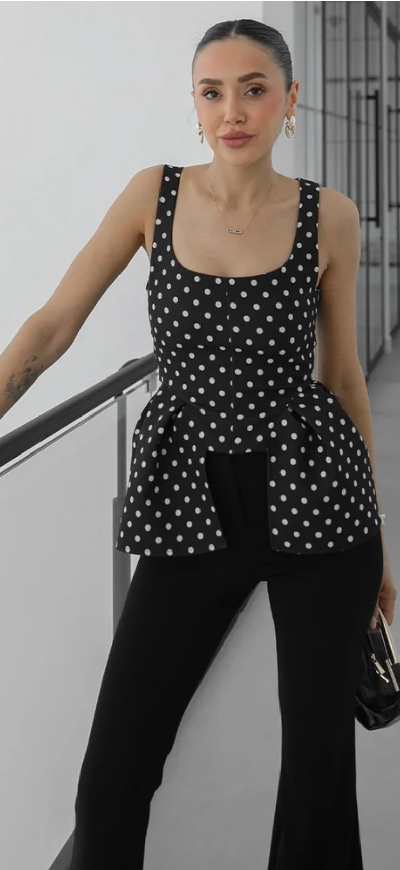 Polka dot tops