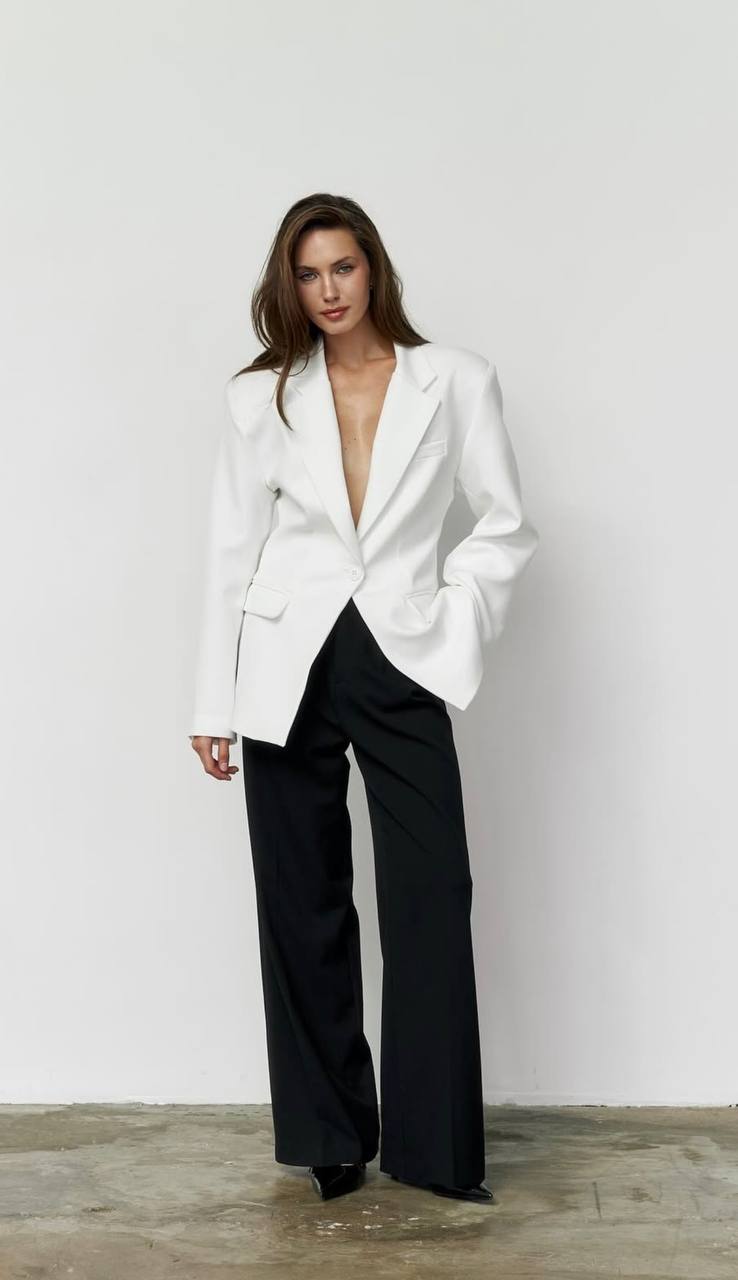WHITE LONG JACKETS
