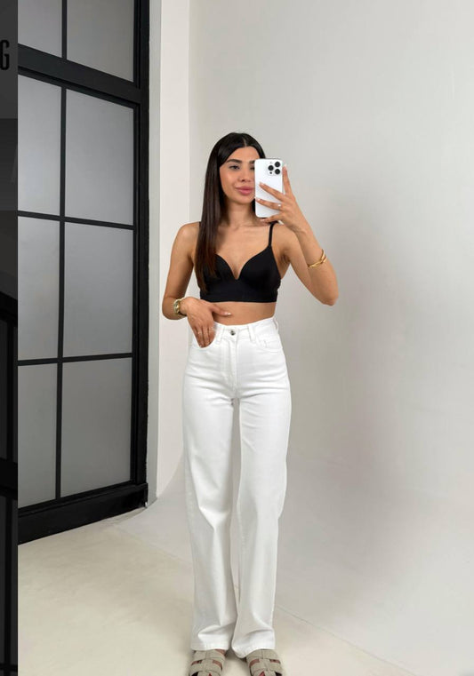 JEANS WHITE RIMAS