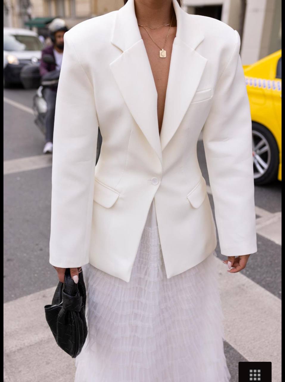 WHITE LONG JACKETS