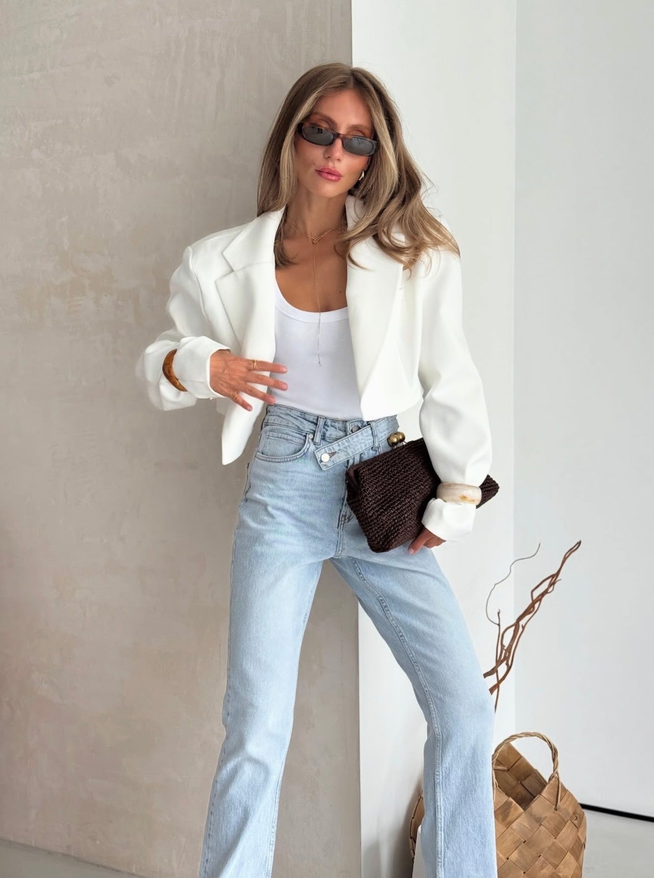 WHITE SHORT JACKETS