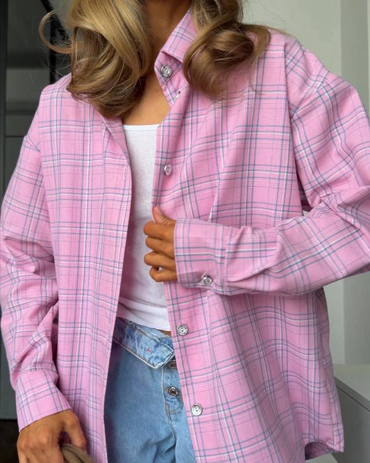 Shirts pink-blue