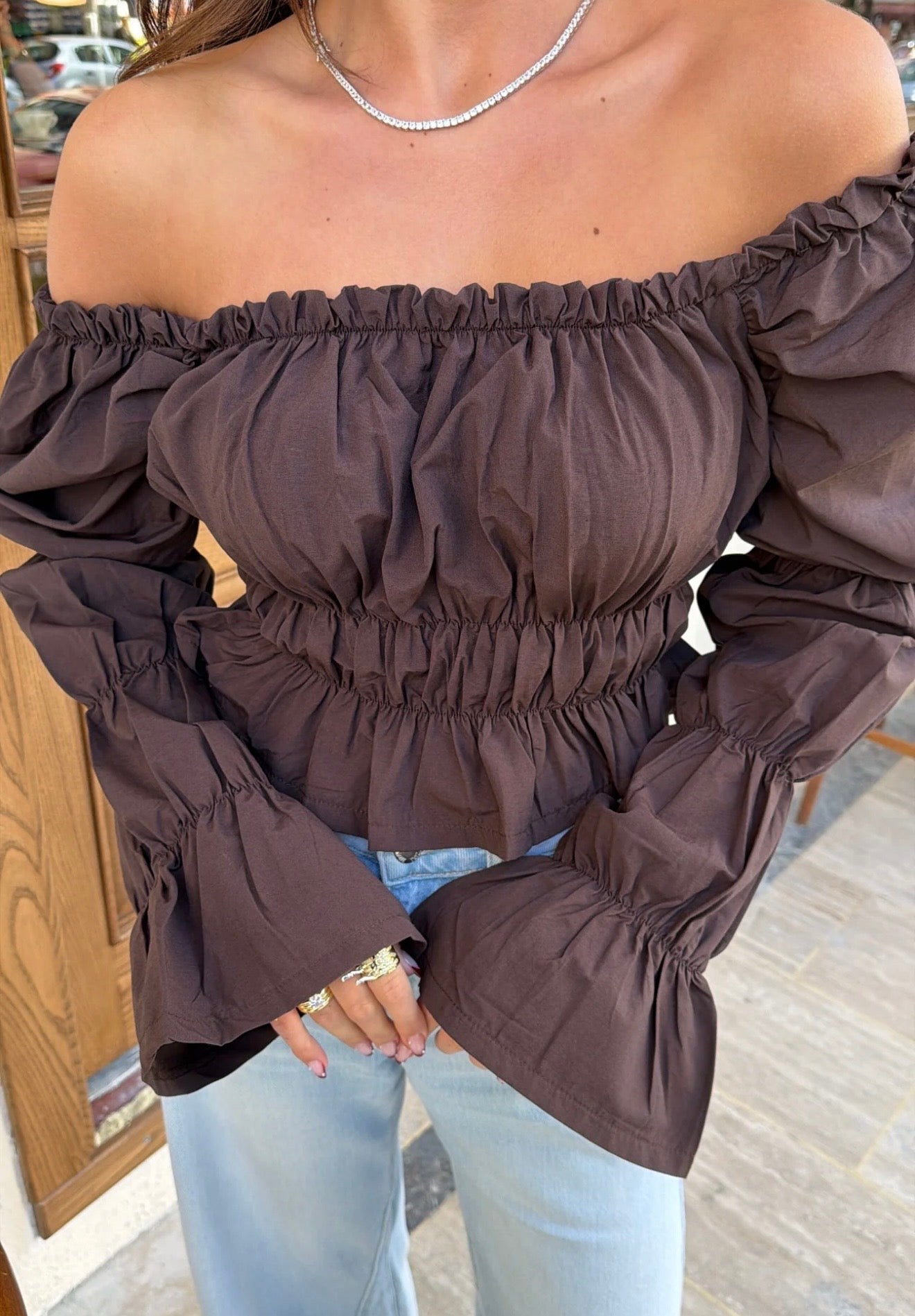 Off the shoulder blouses