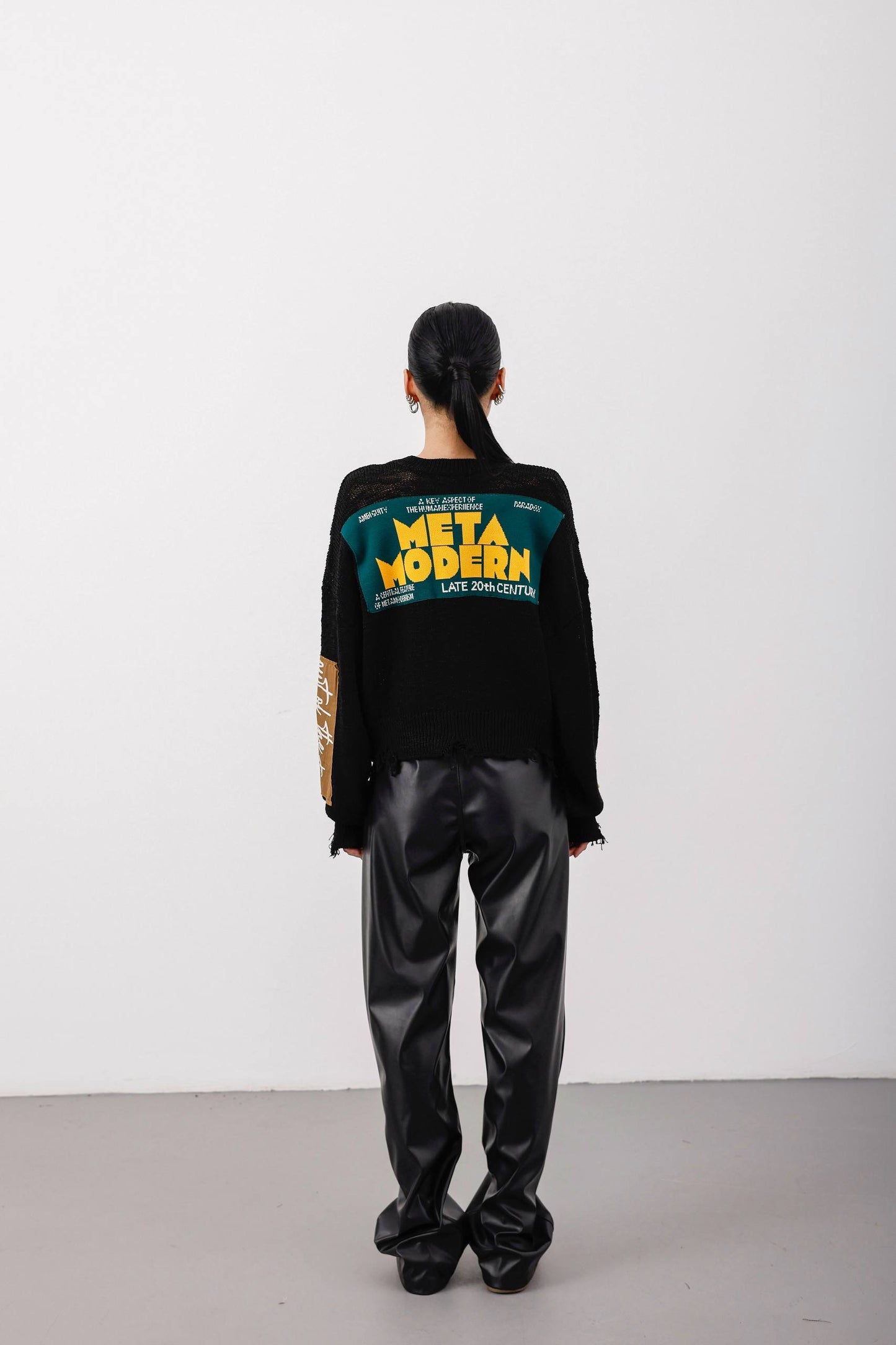 SWEATER WITH PATCHES