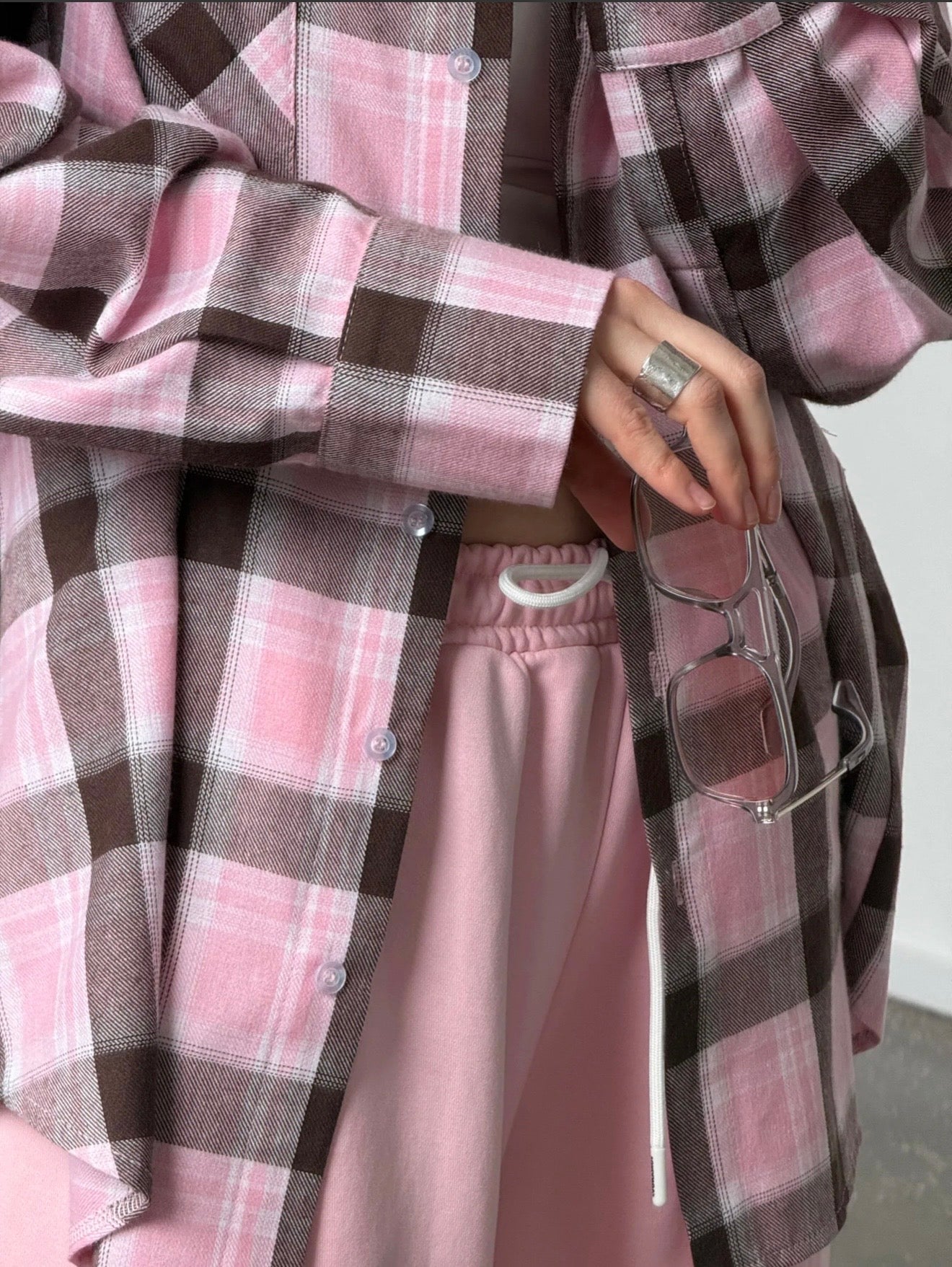 Shirts pink-brown