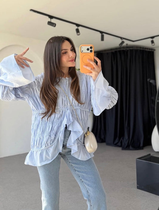 Shirt crinkled