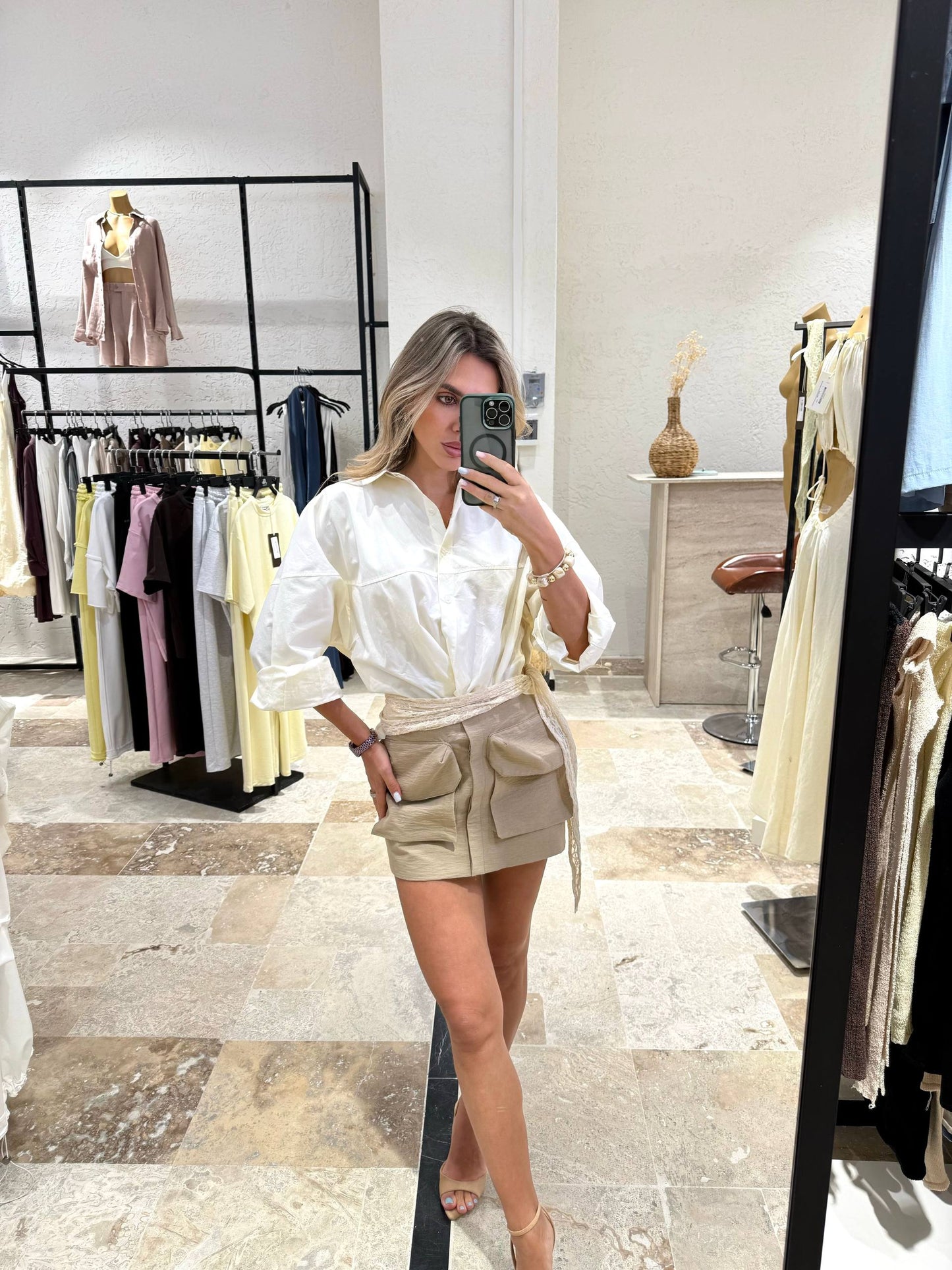 Skirts with pockets  100% cotton