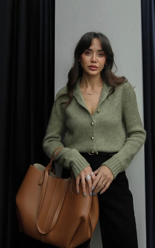 OLIVE CARDIGAN