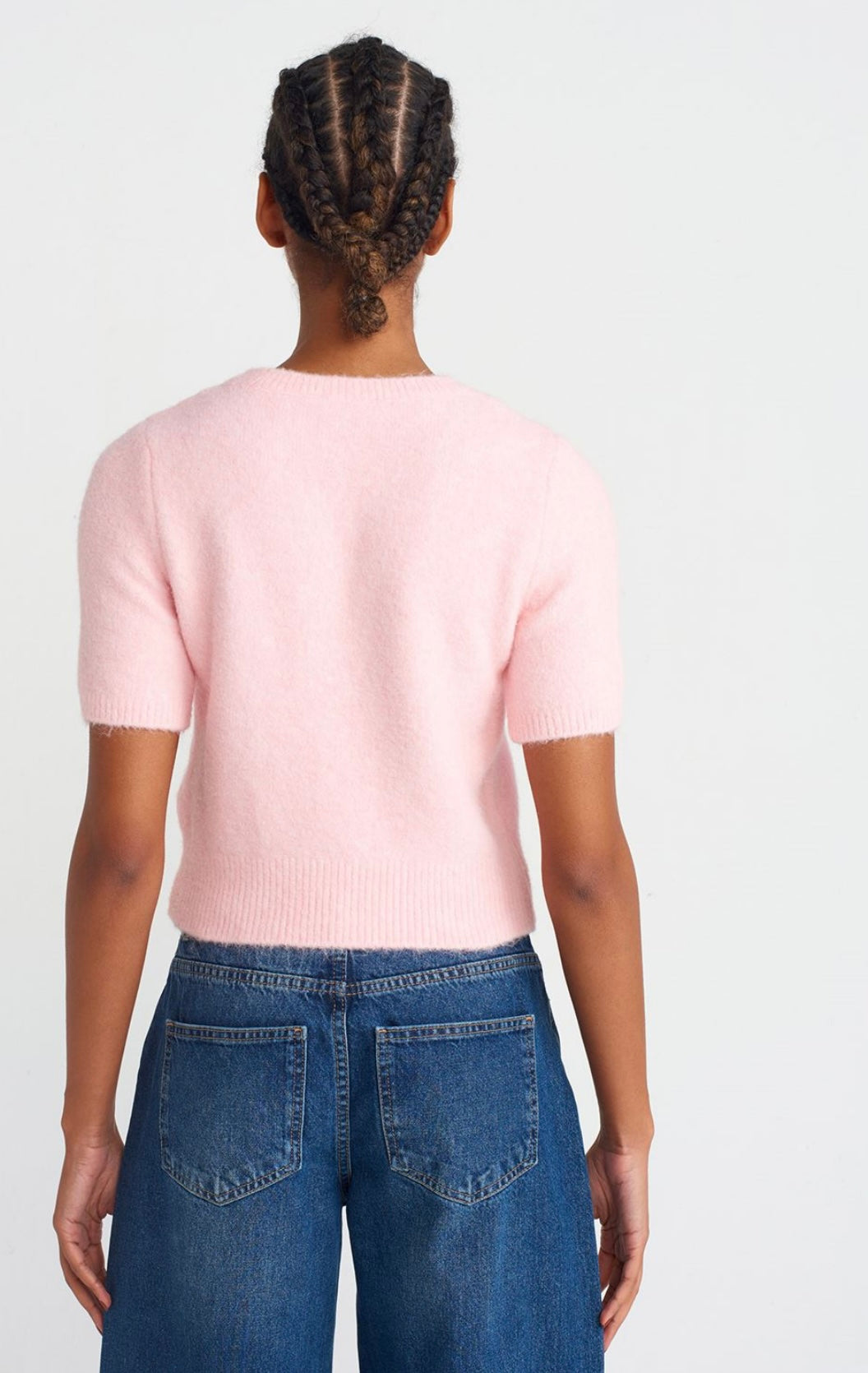 SHORT SLEEVED SWEATER