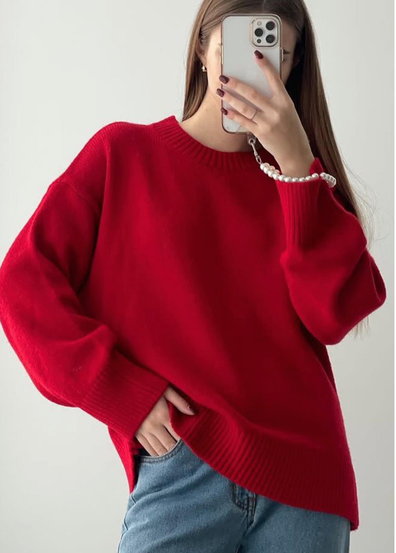 OVERSIZED KNIT SWEATER