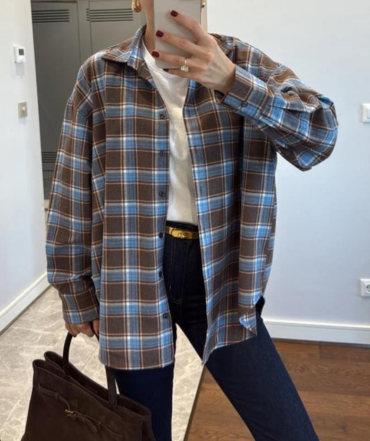 SHIRTS CHOCOLATE&blue