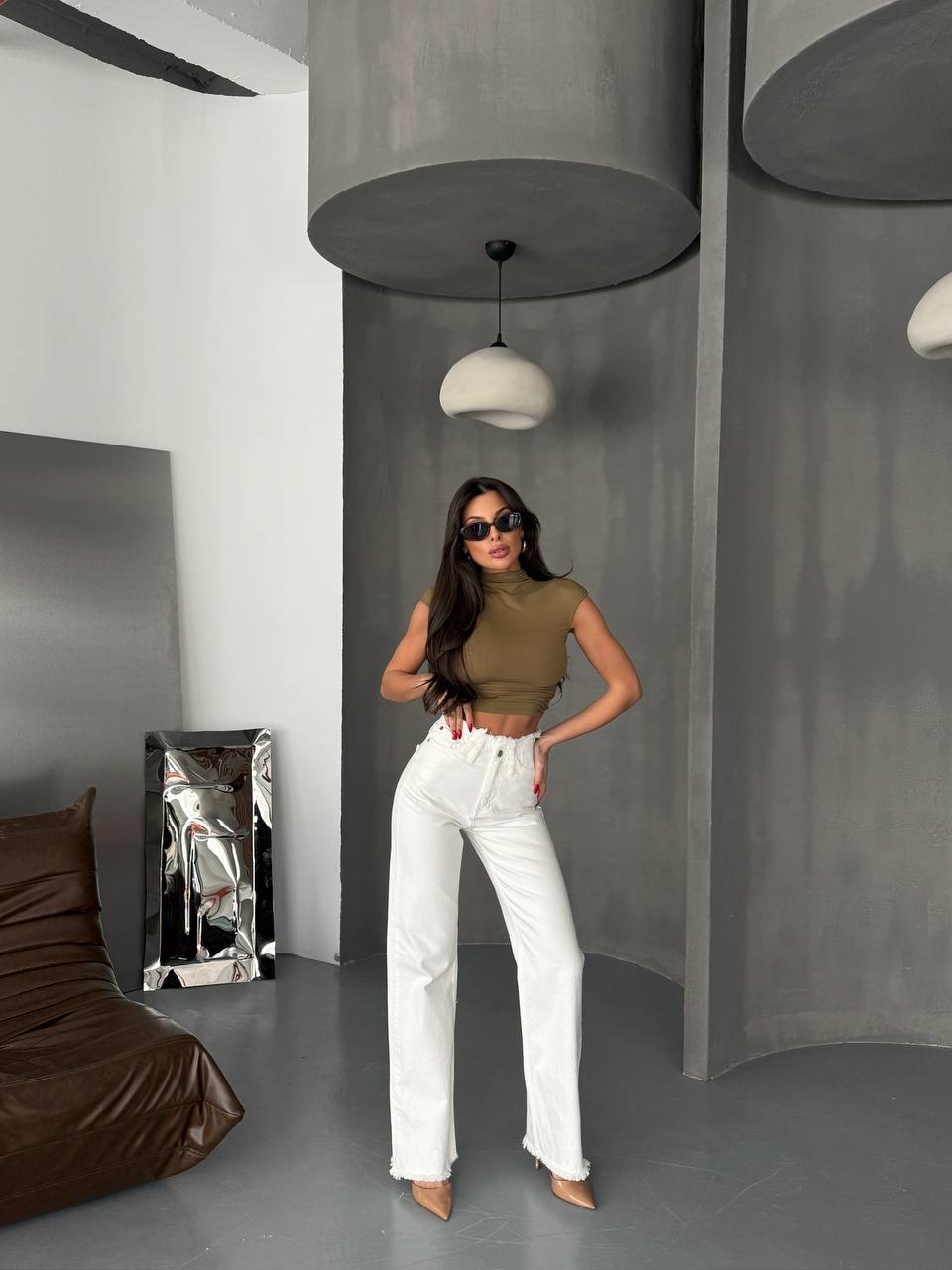 JEANS WHITE SQUALO