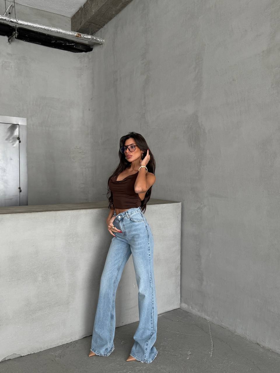JEANS BLUE QLESH