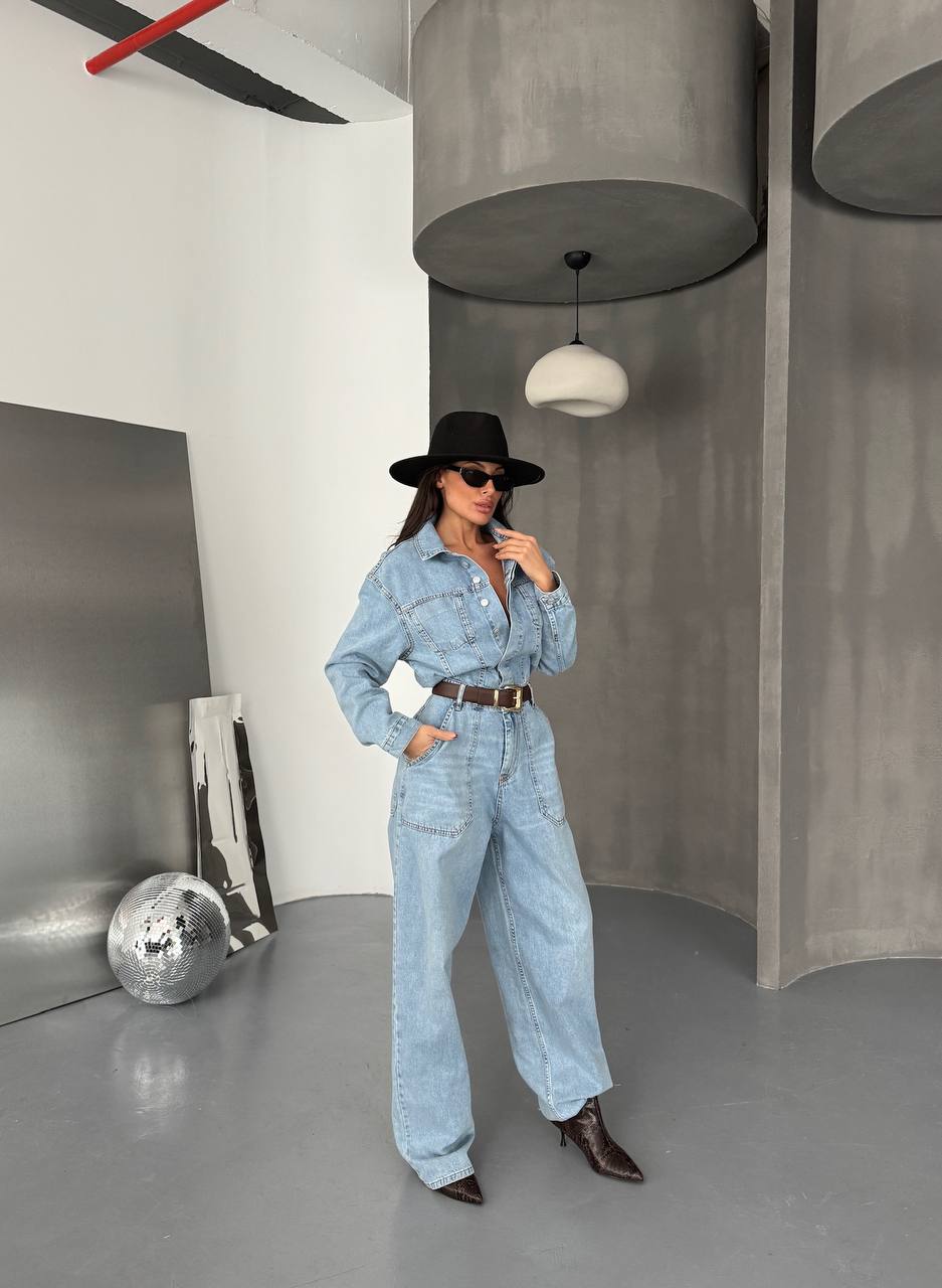 DENIM JUMPSUIT