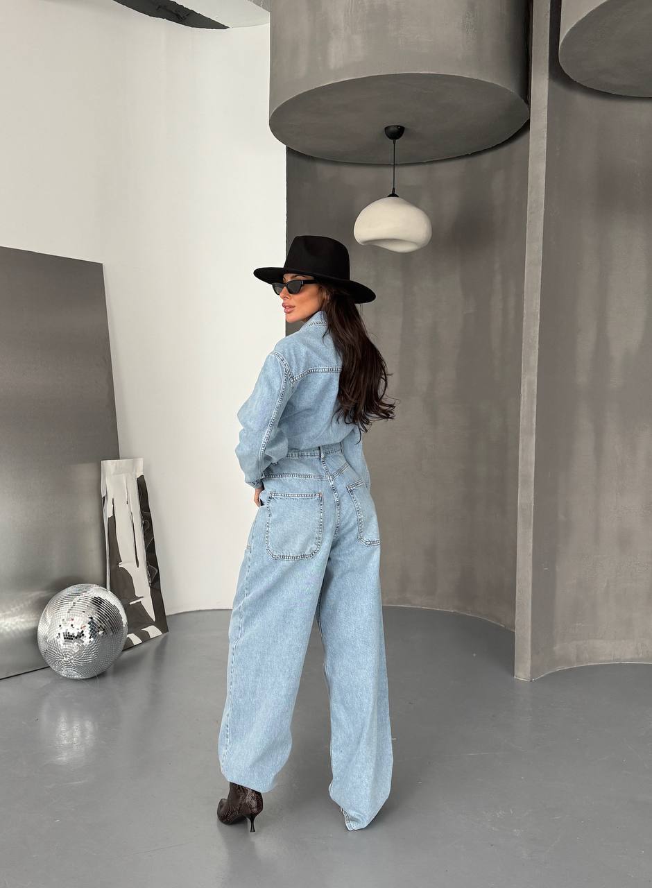 DENIM JUMPSUIT