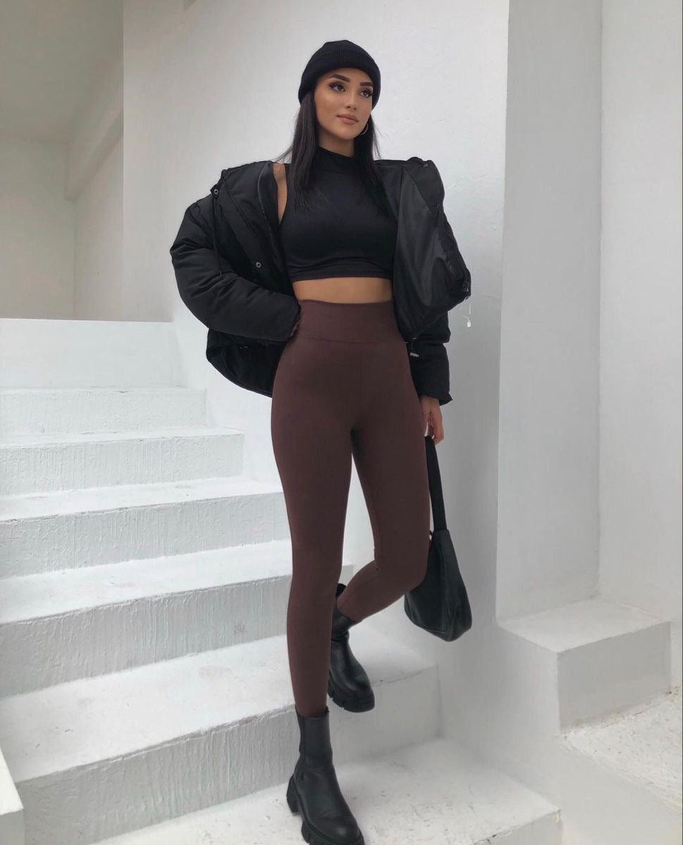 LEGGINGS BROWN