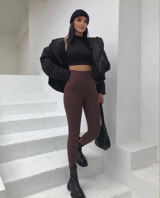 LEGGINGS BROWN