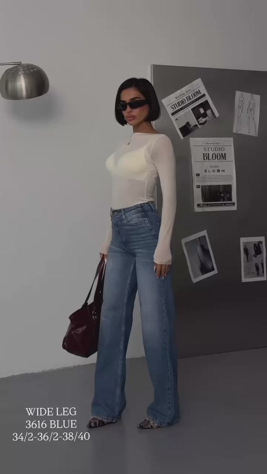 Jeans wide leg